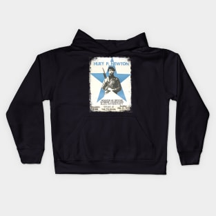 Huey Newton 1971 Poster Kids Hoodie